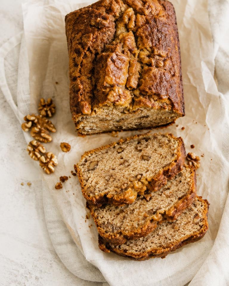 Bolo de Banana, Noz e Canela