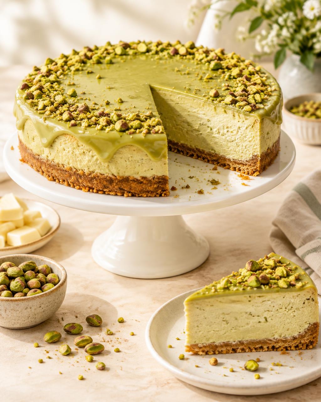 Cheesecake de Pistáchio